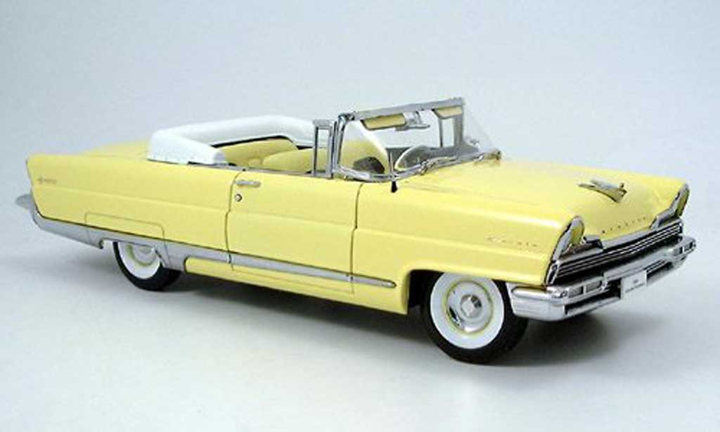 Lincoln Premiere 1/18 Sun Star convertibile giallo 1956 modellino in miniatura