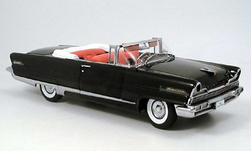 Lincoln Premiere 1/18 Sun Star convertibile nero 1956 modellino in miniatura