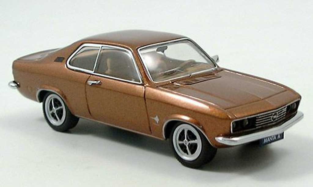 Opel Manta A 1/43 Schuco A bronze modellino in miniatura
