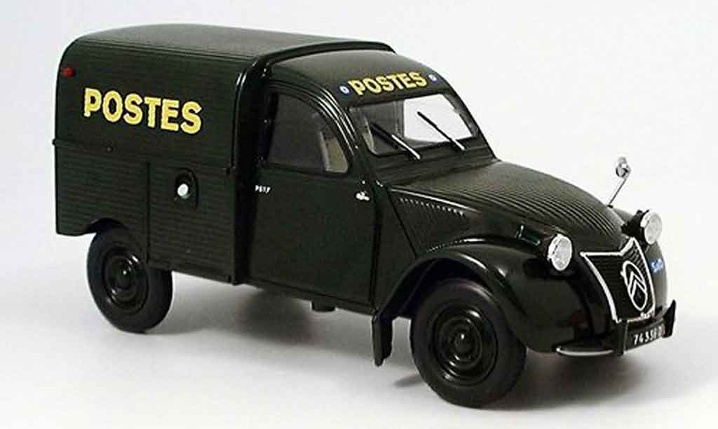 Citroen 2CV 1/18 Norev ente kastenente la poste modellino in miniatura