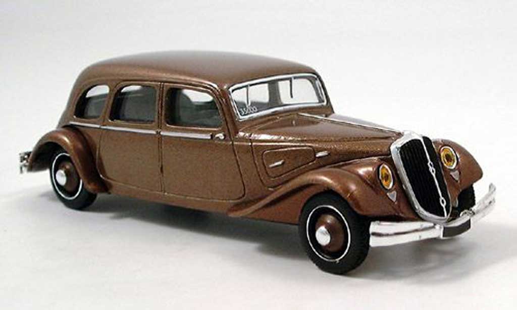 Citroen Traction 22 1/43 Norev 22 CV Familiale brun modellino in miniatura