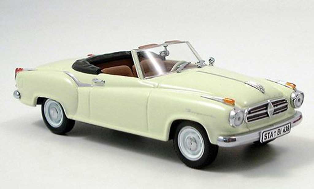 Borgward Isabella 1/43 Norev Cabrio beige modellino in miniatura