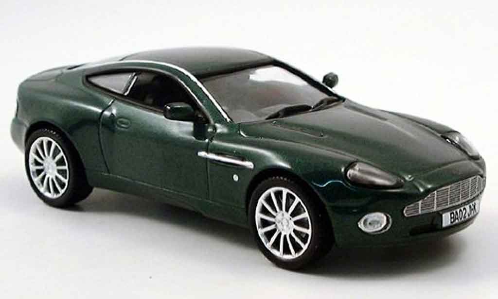 Aston Martin Vanquish 1/43 Norev v12 grun modellino in miniatura