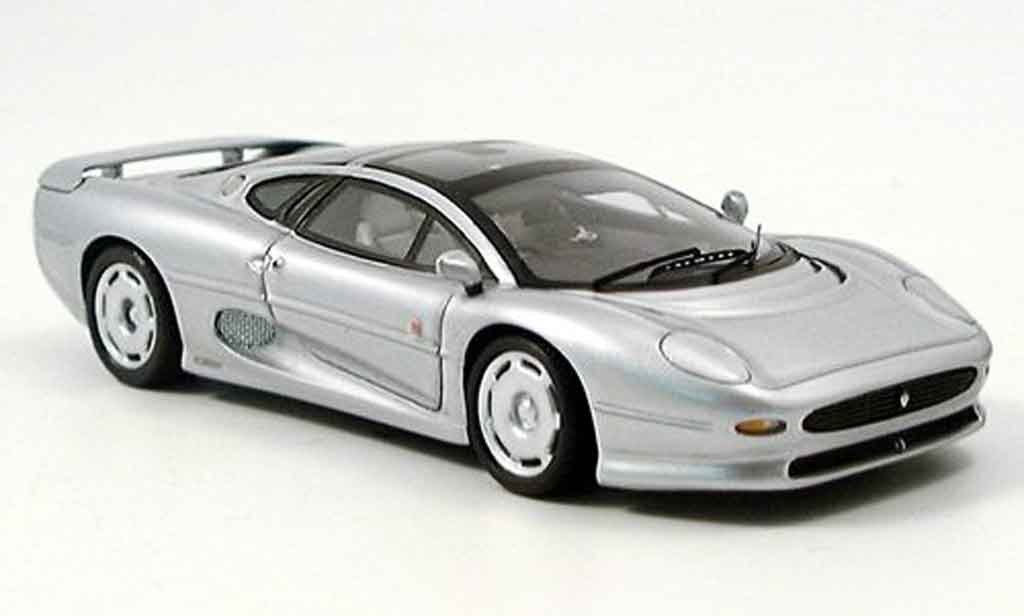 Jaguar XJ 220 1/43 Spark 220 grigio metallisee modellino in miniatura