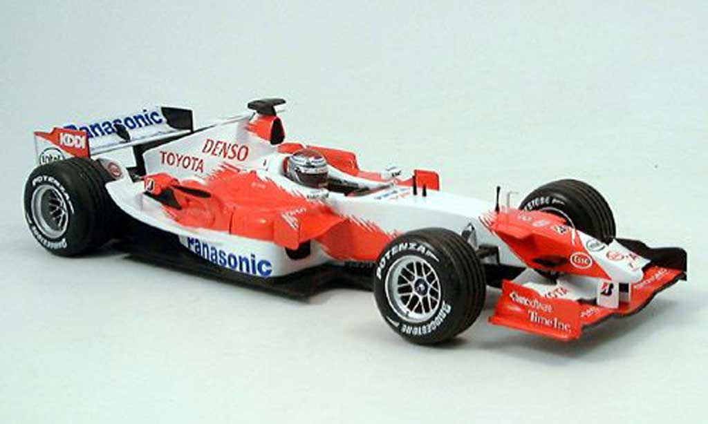 Toyota F1 1/18 Minichamps panasonic j.trulli presentation 2006 modellino in miniatura