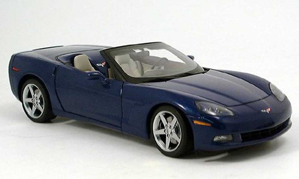 Chevrolet Corvette C6 1/18 Autoart C6 convertibile blu 2005 modellino in miniatura