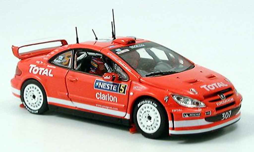 Peugeot 307 WRC 1/43 Vitesse WRC gronholm rallye 2004 modellino in miniatura