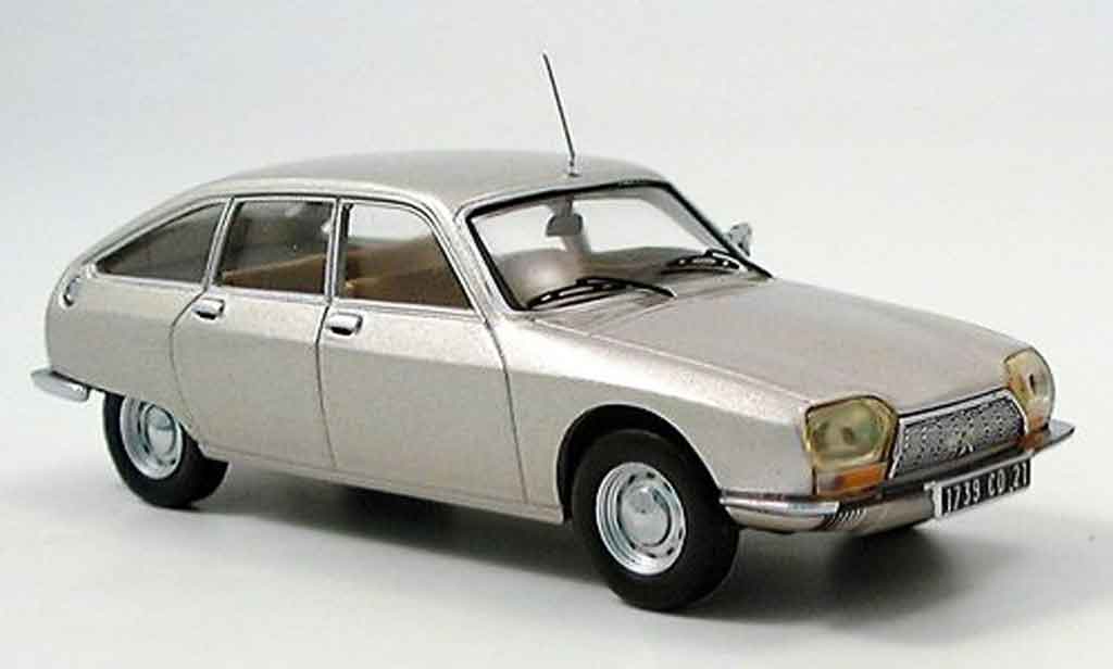 Citroen GS 1/43 IXO grigio 1971 modellino in miniatura