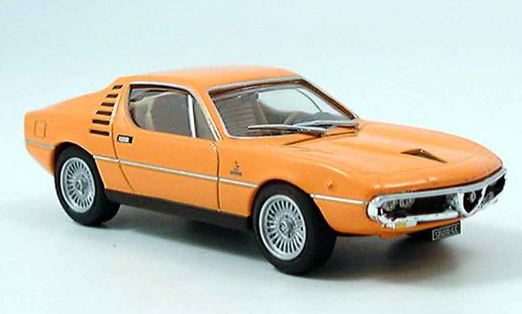 Alfa Romeo Montreal 1/43 Edison orange 1973 modellino in miniatura