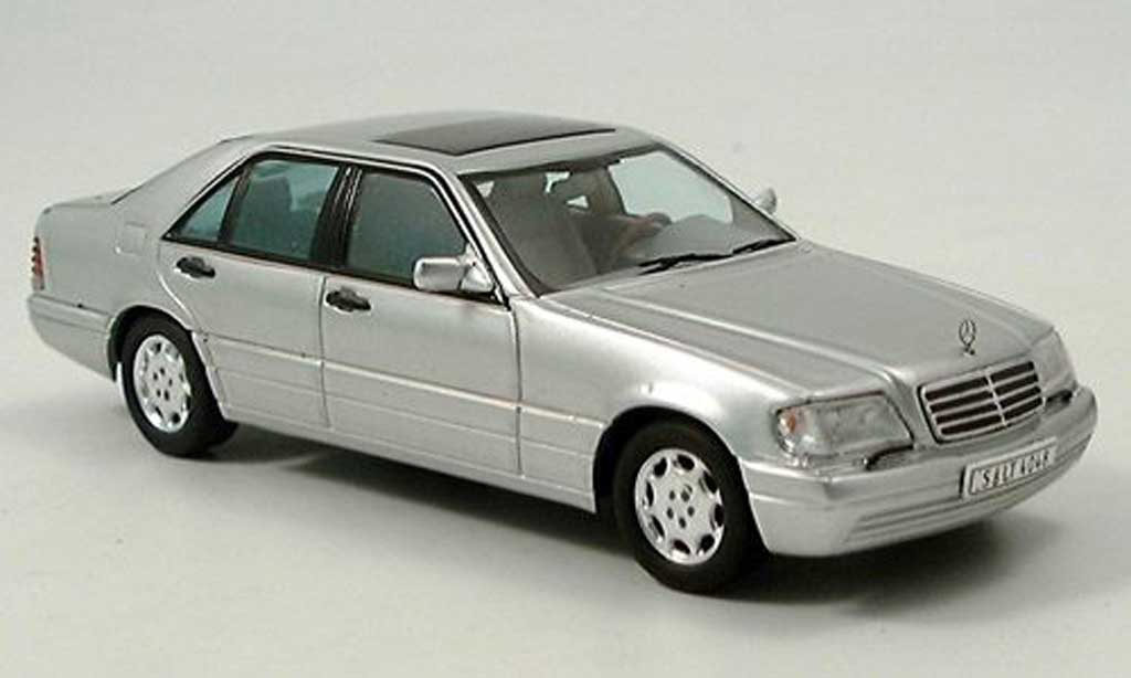 Mercedes Classe S 500 1/43 Spark 500 (W140) grigio modellino in miniatura