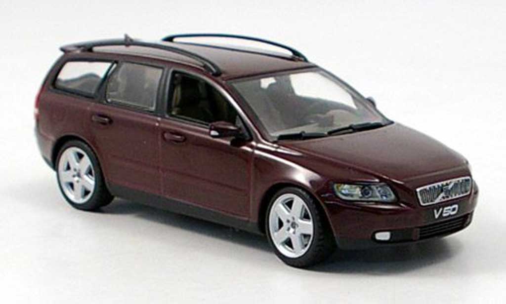 Volvo V50 1/43 Minichamps Break lila 2003 modellino in miniatura
