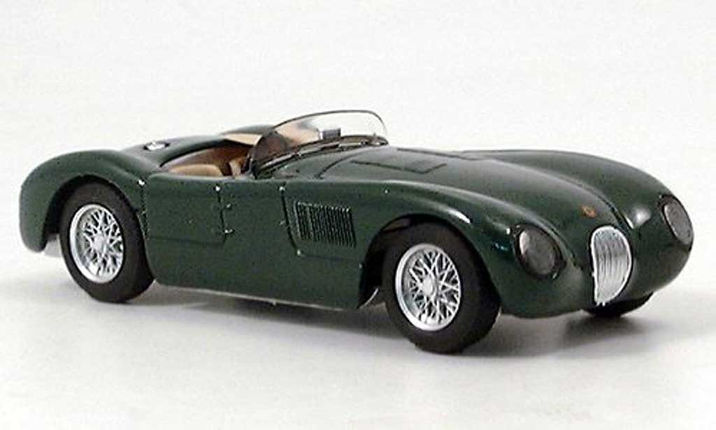 Jaguar C-Type 1953 1/43 Brumm 1953 grun Strassenversion RHD modellino in miniatura