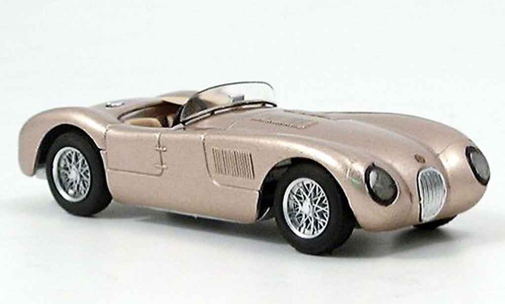 Jaguar C-Type 1/43 Brumm stradale bronze modellino in miniatura