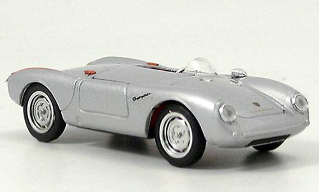 Porsche 550 1954 1/43 Brumm 1954 grigio Strassenversion modellino in miniatura