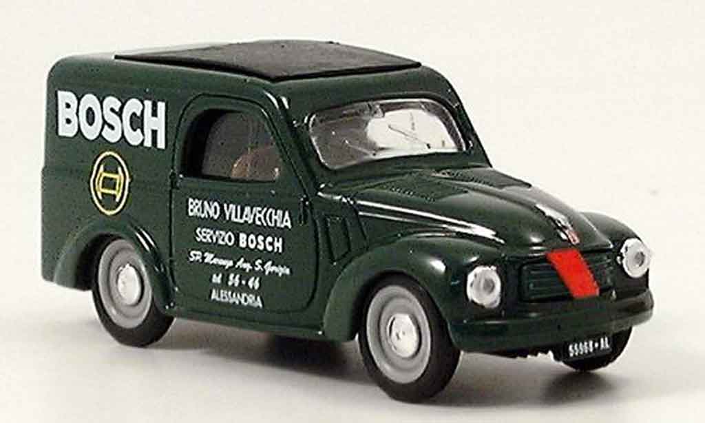 Fiat 500 1/43 Brumm C Lieferwagen Bosch grun modellino in miniatura