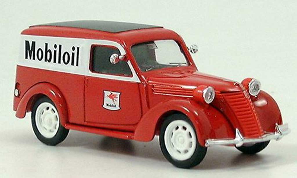 Fiat 1100 1/43 Brumm E Furgone Mobiloil 1956 modellino in miniatura