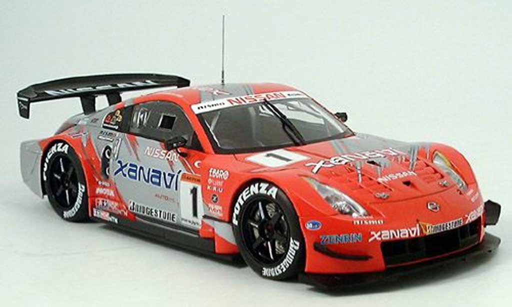 Nissan 350Z 1/18 Autoart JGTC fairlady no.1 xanavi sieger 2004 modellino in miniatura