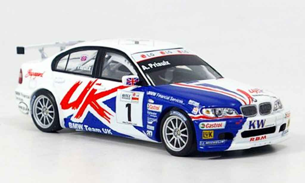 Bmw 320 E46 1/43 Minichamps E46 i WTCC A.Prilaux Champion 2005 modellino in miniatura
