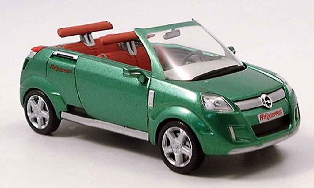 Opel Frogster 1/43 Norev grun autosalon genf 2001 modellino in miniatura