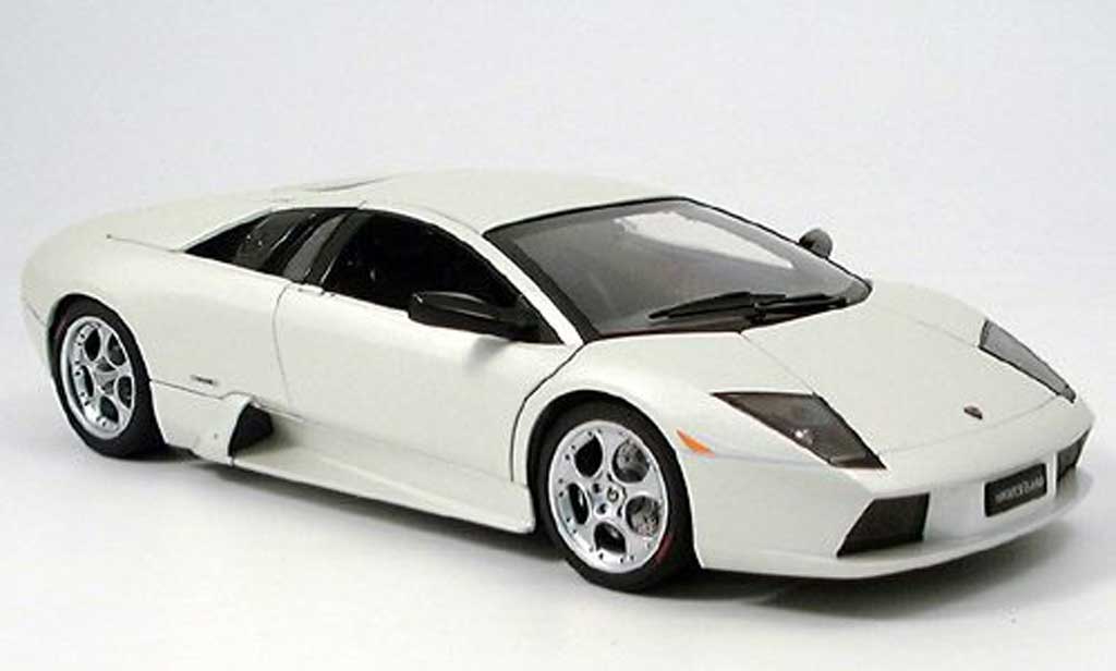 Lamborghini Murcielago 1/18 Autoart bianco 2001 modellino in miniatura