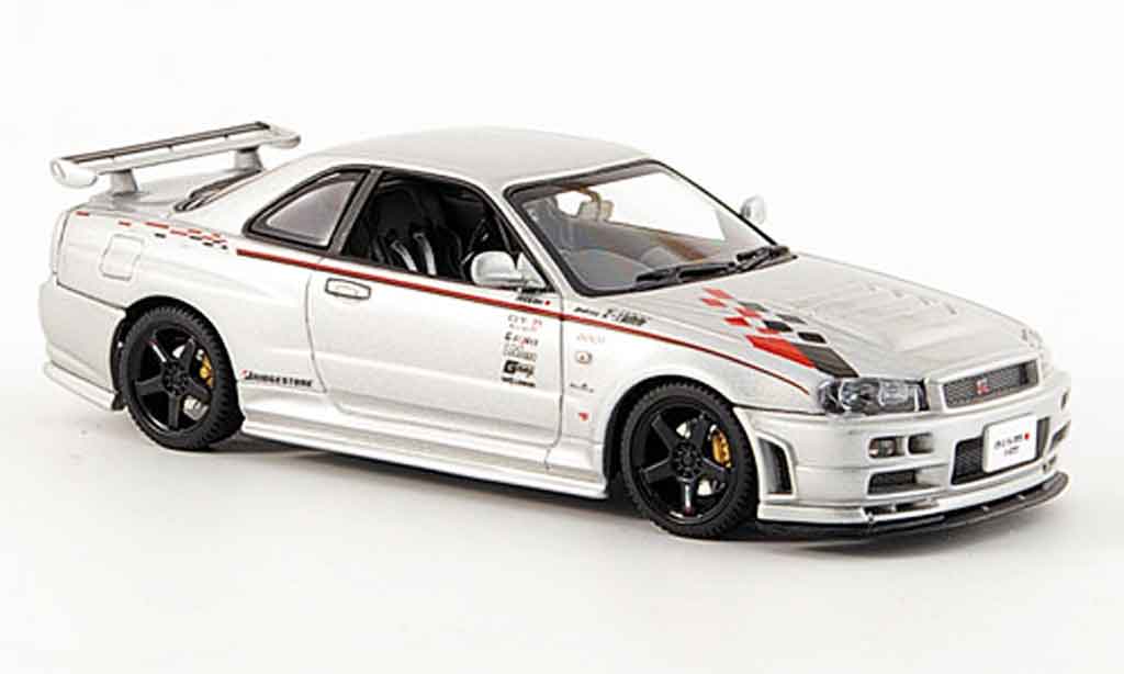 Nissan Skyline R34 1/43 Autoart R34 nismo Z Tune 2001 modellino in miniatura
