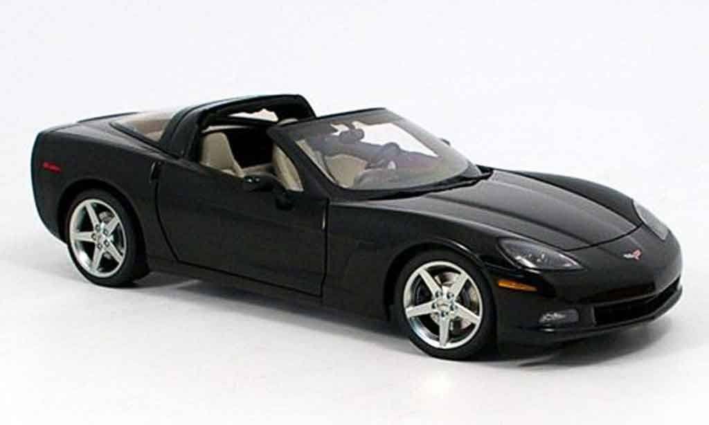 Chevrolet Corvette C6 1/18 Autoart C6 coupe (c6) nero 2005 modellino in miniatura
