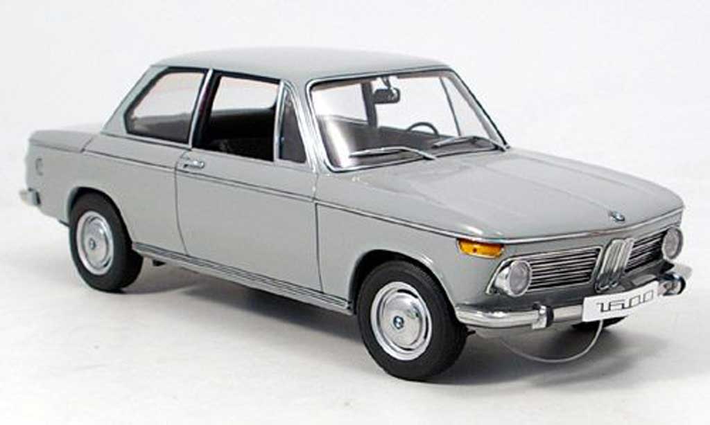 Bmw 1602 1/18 Autoart e10 grigio 1971 modellino in miniatura