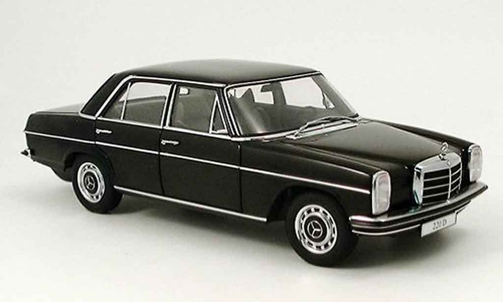 Mercedes 220 1/18 Autoart d strichachter limousine nero modellino in miniatura