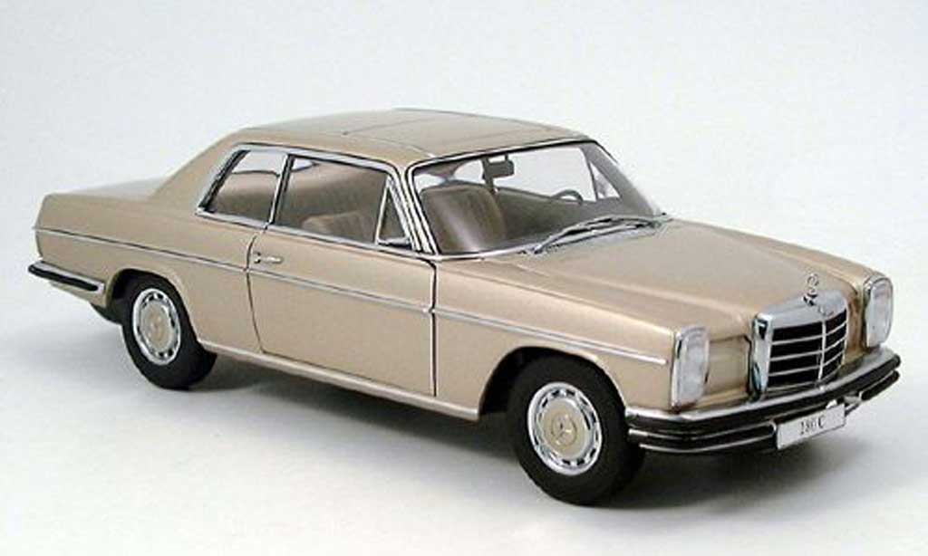 Mercedes 280 1972 1/18 Autoart 1972 c (w115) strichachter beige modellino in miniatura