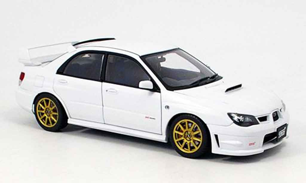 Subaru Impreza WRX 1/18 Autoart STI WRX bianco 2006 modellino in miniatura