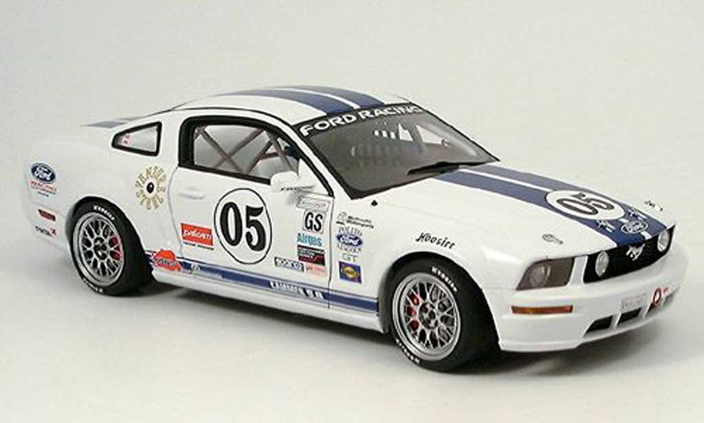 Ford Mustang 2005 1/18 Autoart 2005 racing fr 500 c no.5 grand am cup modellino in miniatura