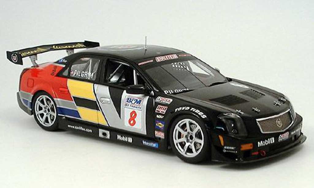 Cadillac CTS-V 1/18 Autoart no.8 scca world challenge 2005 modellino in miniatura