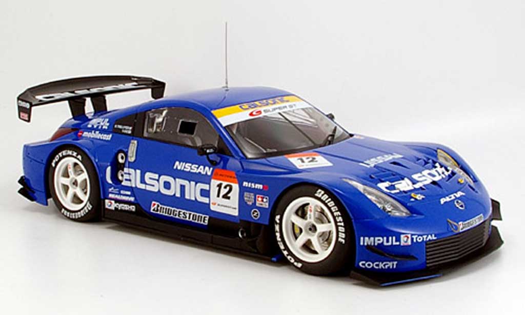Nissan 350Z 1/18 Autoart JGTC fairlady z calsonic no.12 super gt 2005 modellino in miniatura