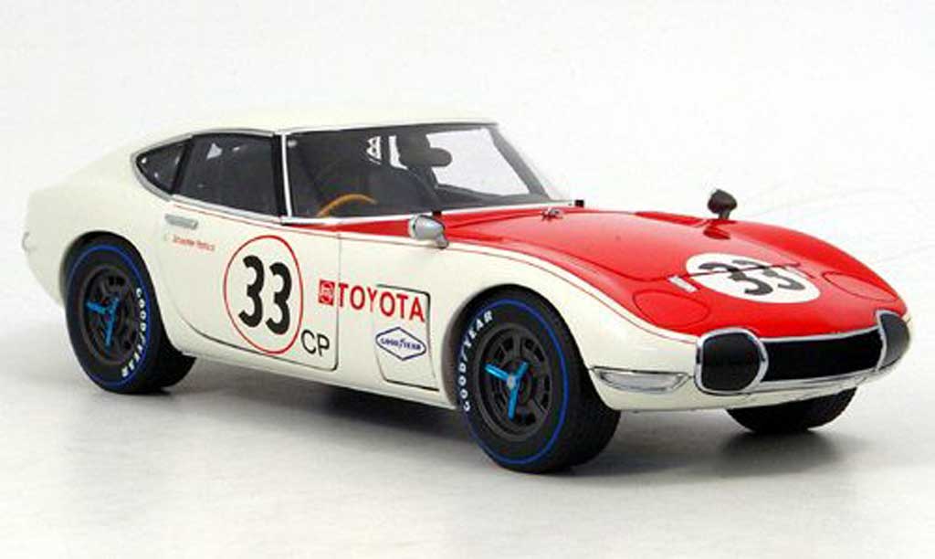 Toyota 2000 GT SCCA 1/18 Autoart SCCA no.33 1968 modellino in miniatura