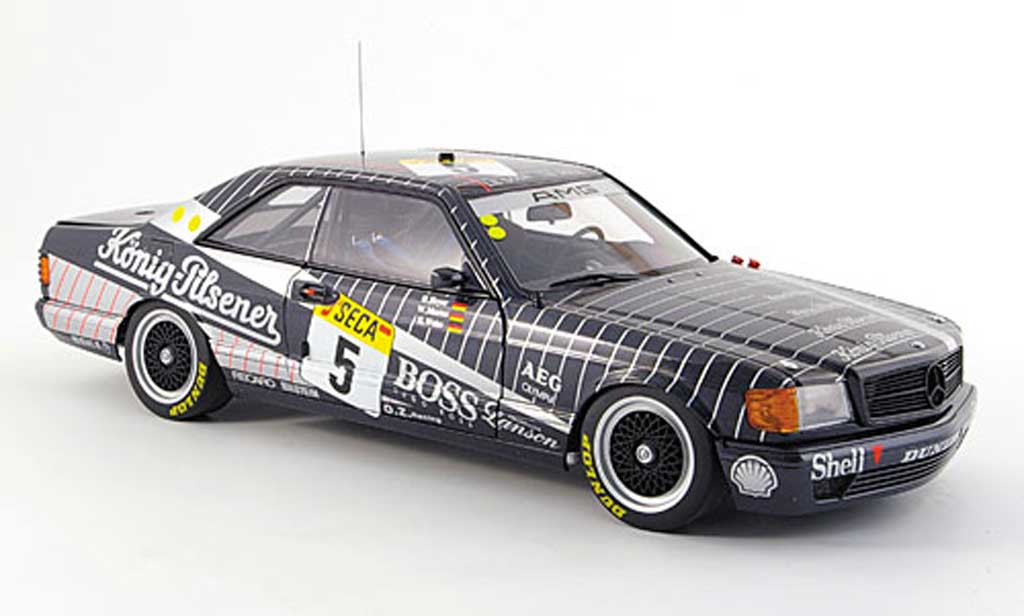 Mercedes 500 SEC 1/18 Autoart SEC (w126) amg no.5 24h spa 1989 modellino in miniatura