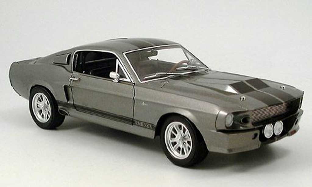 Shelby GT 500 1/18 Shelby Collectibles eleanor grigio/nero 1967 modellino in miniatura