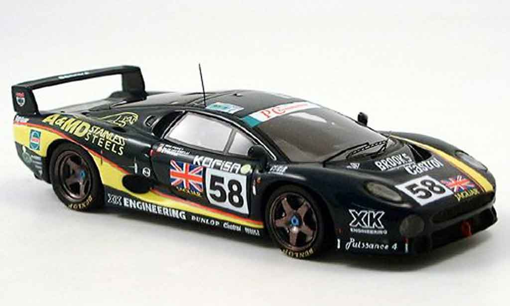 Jaguar XJ 220 1/43 Spark 220 no.58 le mans 1995 modellino in miniatura