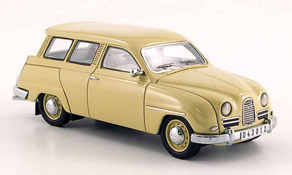 Saab 95 1/43 Neo beige 14 modellino in miniatura