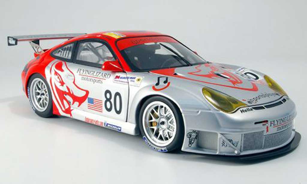 Porsche 996 GT3 RSR 1/18 Minichamps GT3 RSR flying lizard modellino in miniatura