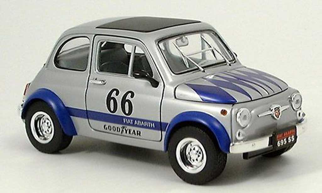 Fiat 695 1/18 Yat Ming Abarth SS grigio-blu 1963 modellino in miniatura