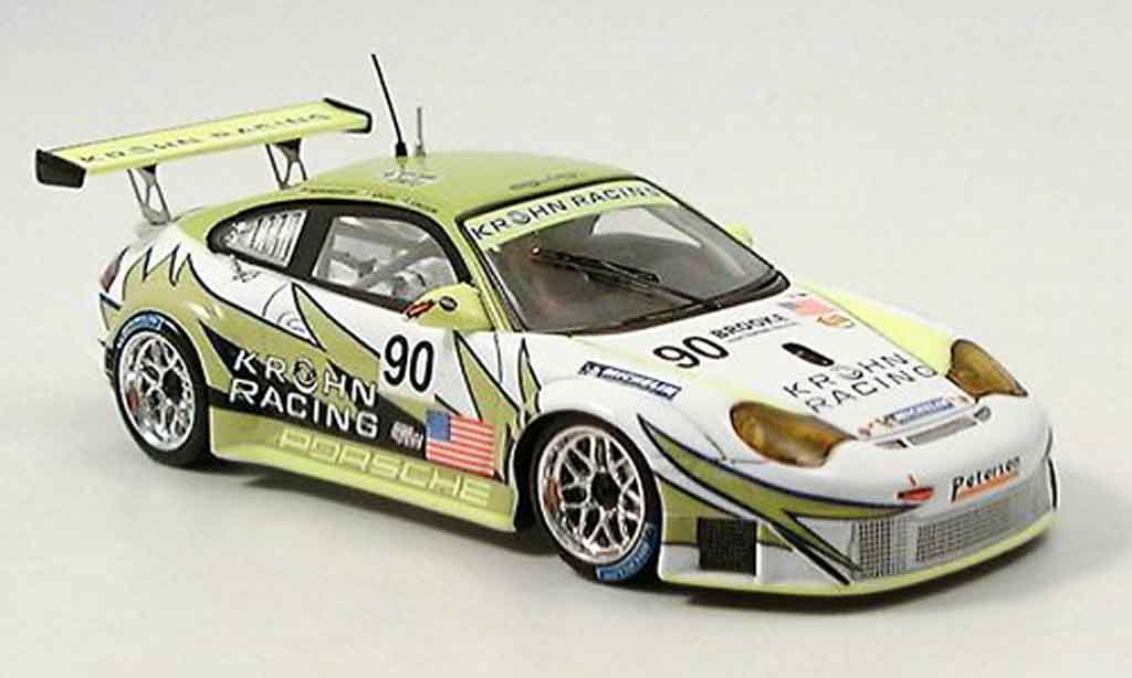 Porsche 996 GT3 RSR 1/43 Spark GT3 RSR White Lightning No.90 Le Mans 2006 modellino in miniatura
