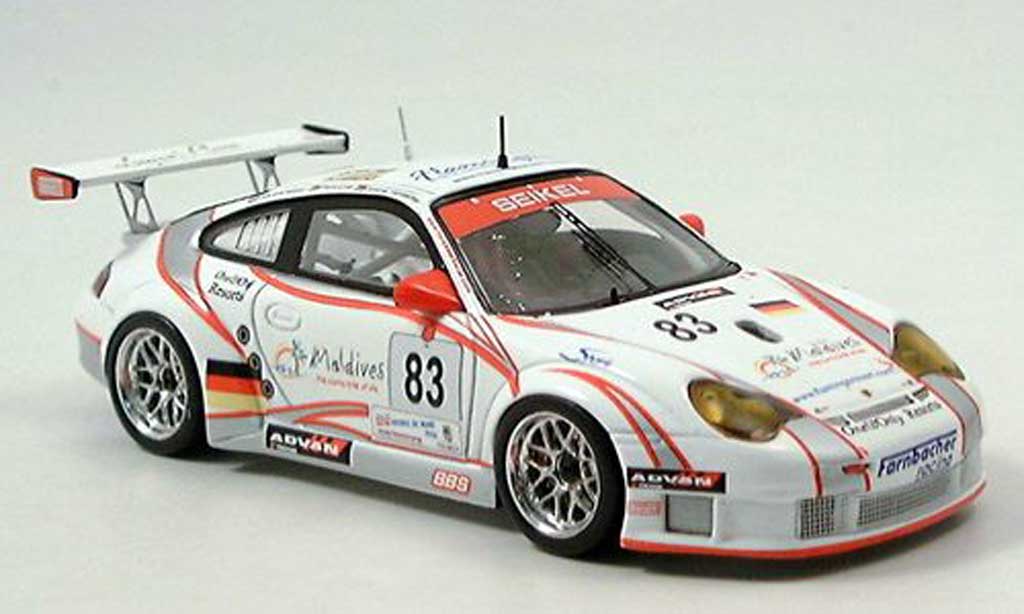 Porsche 996 GT3 RSR 1/43 Spark GT3 RSR No.83 Seikel Motorsport 24h Le Mans 2006 modellino in miniatura
