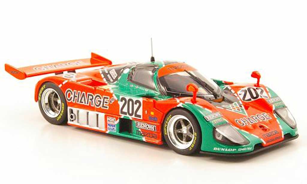 Mazda 767B 1/43 Q Model No.202 Charge 24h Le Mans 1989 modellino in miniatura