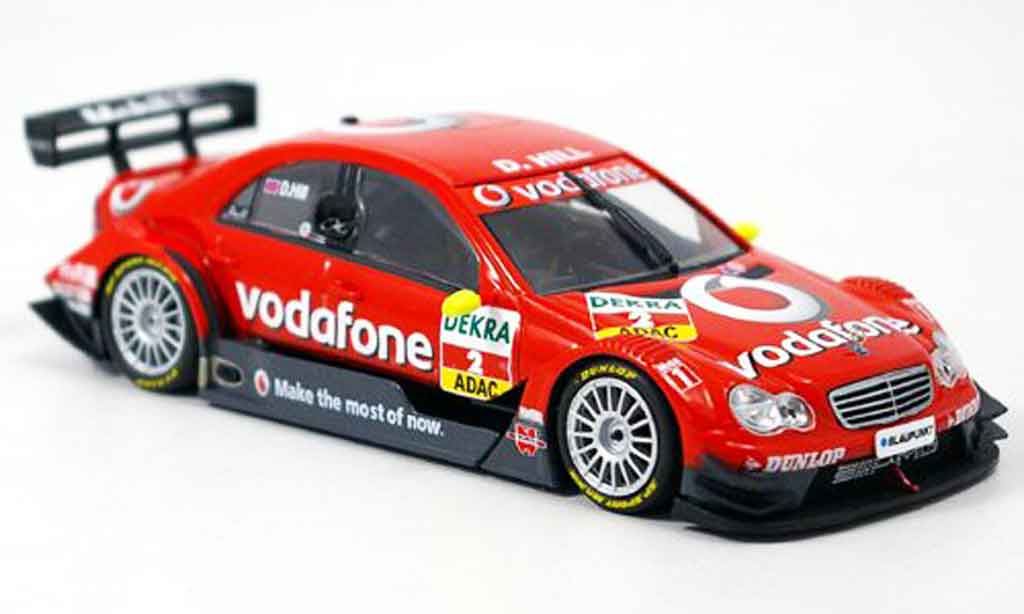 Mercedes Classe C 1/43 Minichamps DTM Damon Hill Team Vodaphone 2006 modellino in miniatura