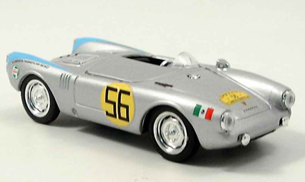Porsche 550 1954 1/43 Brumm 1954 Spyder No.56 J.Juan Carrera Mexico modellino in miniatura