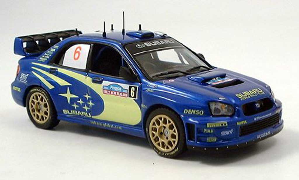 Subaru Impreza WRC 1/43 IXO WRC No.6 Atkinson Rally Neuseeland 2005 modellino in miniatura