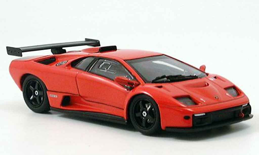 Lamborghini Diablo GTR 1/43 Kyosho GTR rosso modellino in miniatura