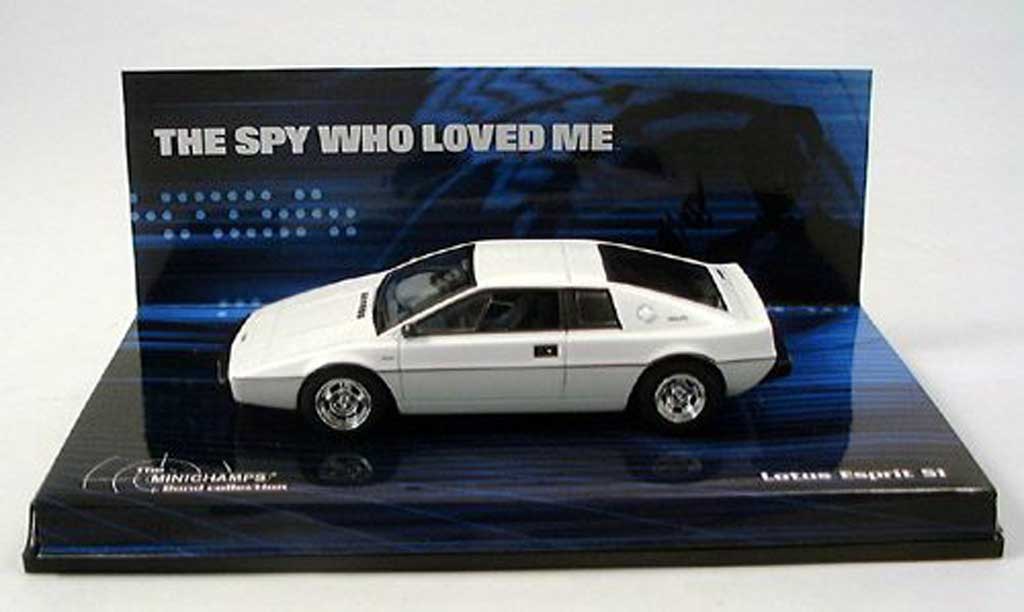 Lotus Esprit 1/43 Minichamps James Bond The Spy wo loved me modellino in miniatura