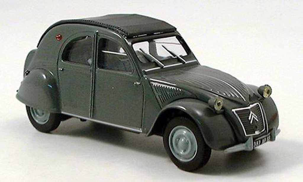 Citroen 2CV 1/43 Norev grigio ferme toit rabattable modellino in miniatura