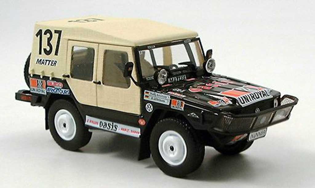 Volkswagen Iltis 1/43 Norev No.137 Paris Dakar Rally 1980 modellino in miniatura